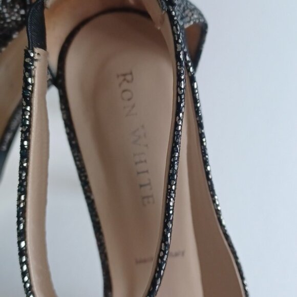 Ron White Metallic Heels Size 40 EU 9.5 US - Picture 8 of 12